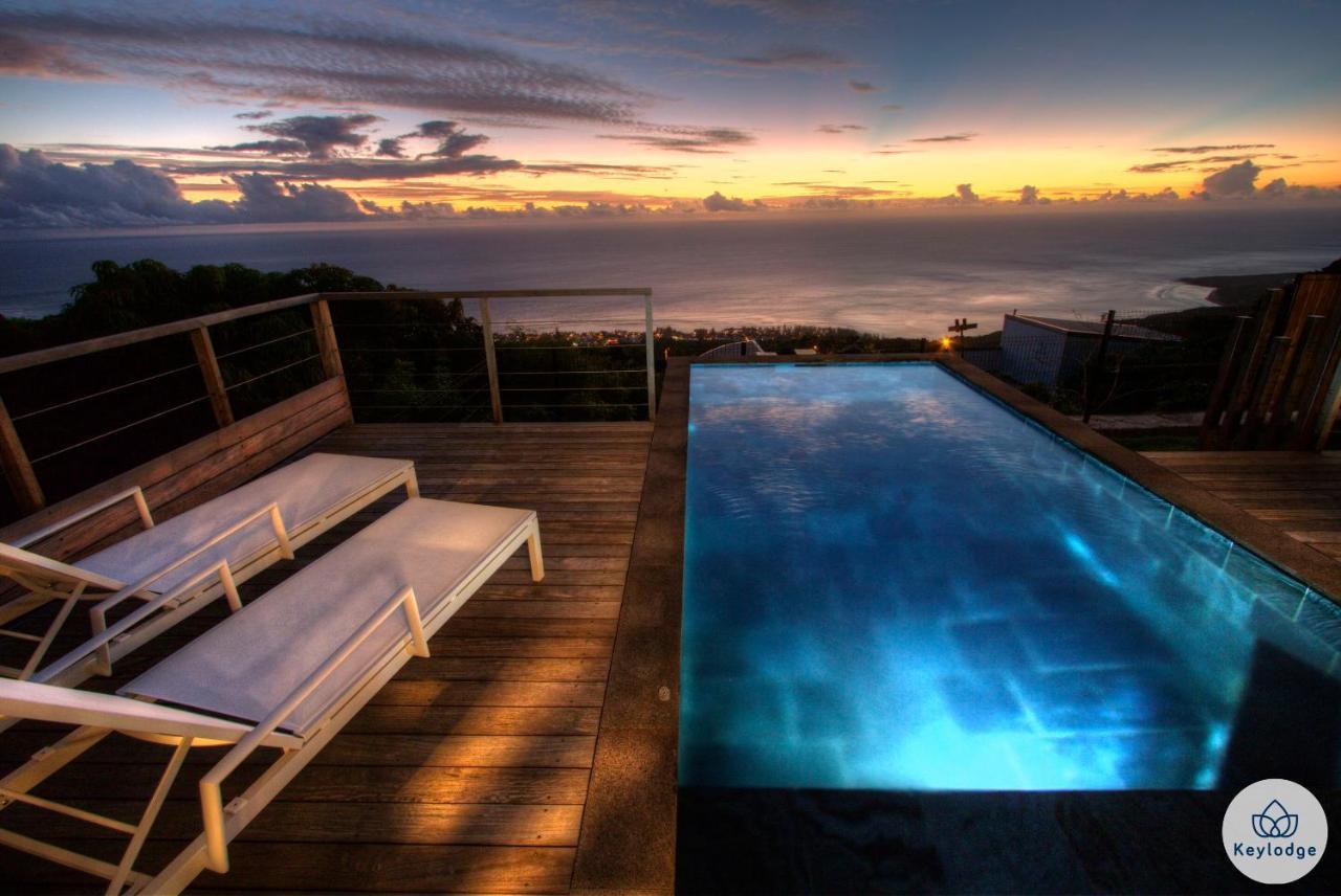 Villa Paloma 4 Etoiles Avec Piscine Et Vue Exceptionnelle Sur L'Ocean A Saint-Leu Bagian luar foto