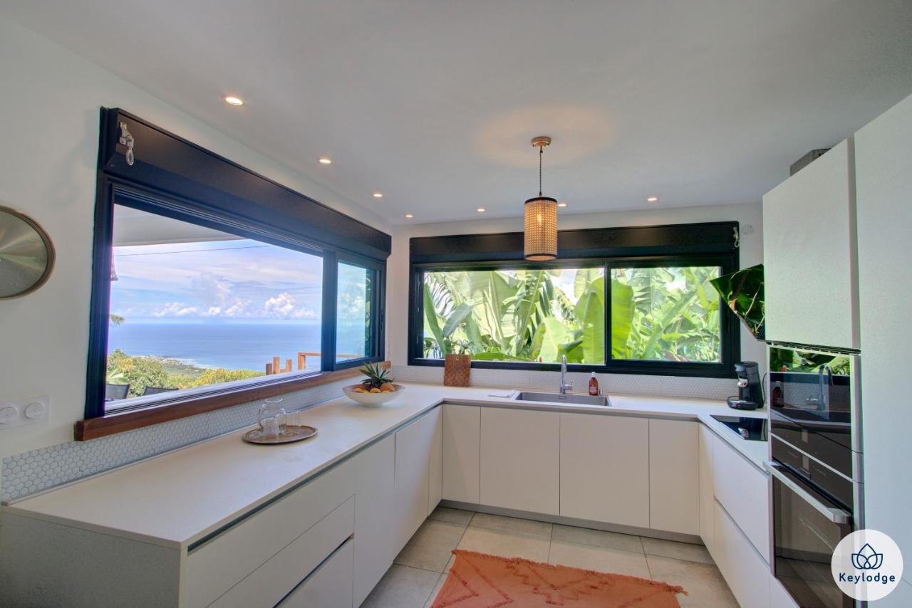 Villa Paloma 4 Etoiles Avec Piscine Et Vue Exceptionnelle Sur L'Ocean A Saint-Leu Bagian luar foto